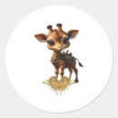 Search for classic cartoon stickers Giraffe