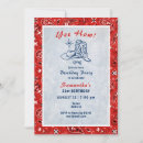 Search for blue bandana invitations Red white and blue