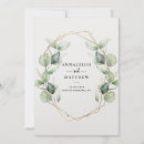 Search for geometric greenery wedding invitations Watercolor