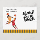 Search for basketball thank you cards Orange