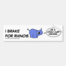 Search for rhino bumper stickers Elephant