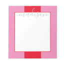 Search for name notepads Pink