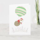 Search for hot air balloon christmas cards Santa