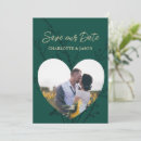 Search for emerald green hearts invitations Couple