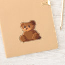 Search for big brown bear stickers Cute