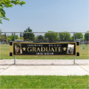 Search for graduation garden decor Black and gold
