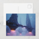 Search for futuristic postcards Cityscape