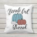 Search for blue pumpkin cushions Thanksgiving