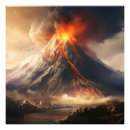 Search for erupting volcano posters Fire