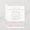 Search for girls 14th birthday invitations Party