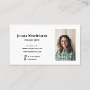 Search for portrait business cards Simple