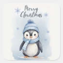 Search for cute penguin stickers Watercolor