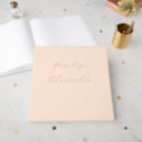 Search for rose gold wedding guest books Minimalist