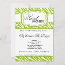 Search for lime birthday invitations Green