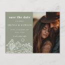 Search for desert wedding save the dates Western