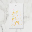 Search for blank gift tags Gold