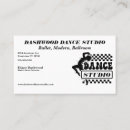 Search for dance studio business cards Dancing