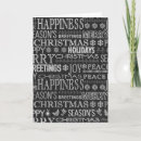 Search for chalk christmas cards Typography