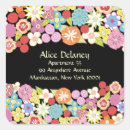 Search for spring address stickers Flowers