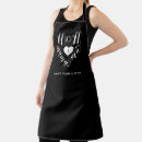 Search for practice aprons Black and white