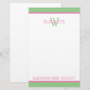 Search for monogram stationery stationery paper Preppy
