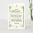 Search for romantic love poem cards William shakespeare