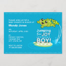 Search for cartoon frog invitations Shower