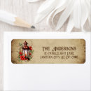 Search for paper lanterns return address labels Vintage