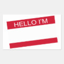Search for hello name tag stickers White