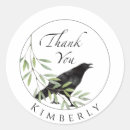 Search for bird thank you stickers Watercolor