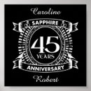 Search for 45th anniversary gifts Married