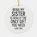 Search for sisters christmas tree decorations Best sister ever