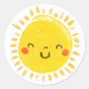 Search for bright yellow sun stickers Happy