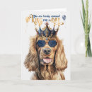 Search for cocker spaniel birthday cards Spaniels