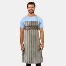 Search for brown stripe aprons For him