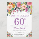 Search for purple 60th birthday invitations Adult birthday party