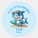 Search for shark attack stickers For kids