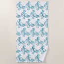 Search for music beach towels Blue