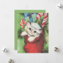 Search for retro cat christmas cards Festive