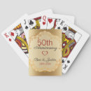 Search for 50th anniversary playing cards Elegant