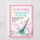 Search for guitar birthday invitations Kids