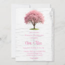 Search for cherry tree wedding invitations Pink