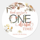 Search for onederful stickers First birthday party