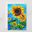 Search for sunflower paintings cards Blue