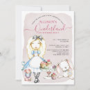 Search for girls tea party invitations Watercolor
