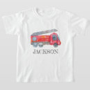 Search for fire truck kids tshirts Modern