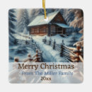 Search for log christmas tree decorations Snow