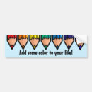 Search for pencils bumper stickers Colour