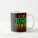 Search for june 19 mugs Happy juneteenth