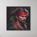 Search for bands canvas prints Red